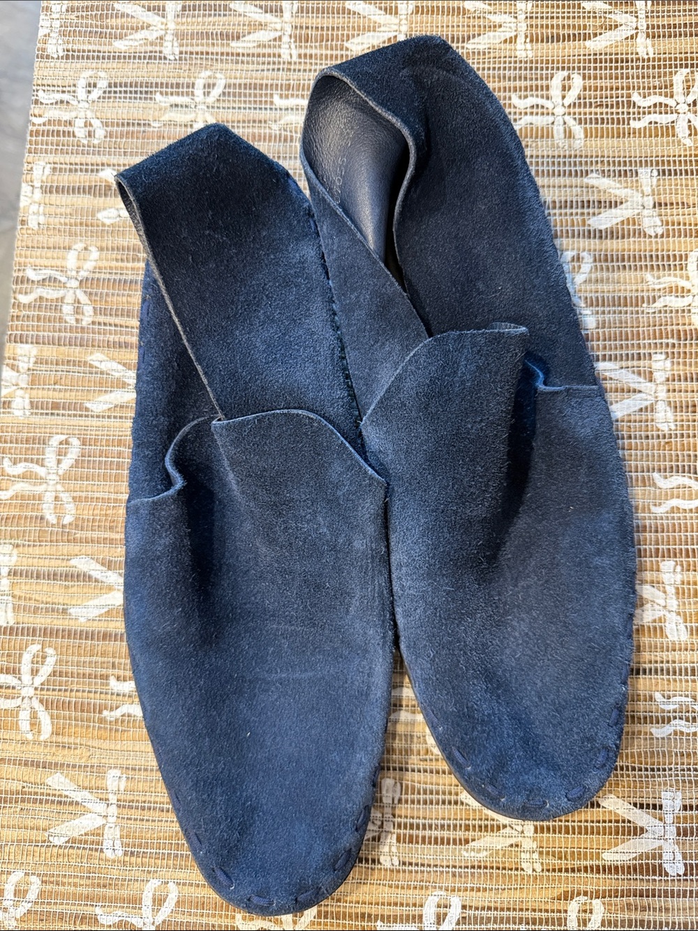 DO NOT BUY Bally Switzerland Vintage Men's Suede Shoes - Navy - Picture 2 of 7